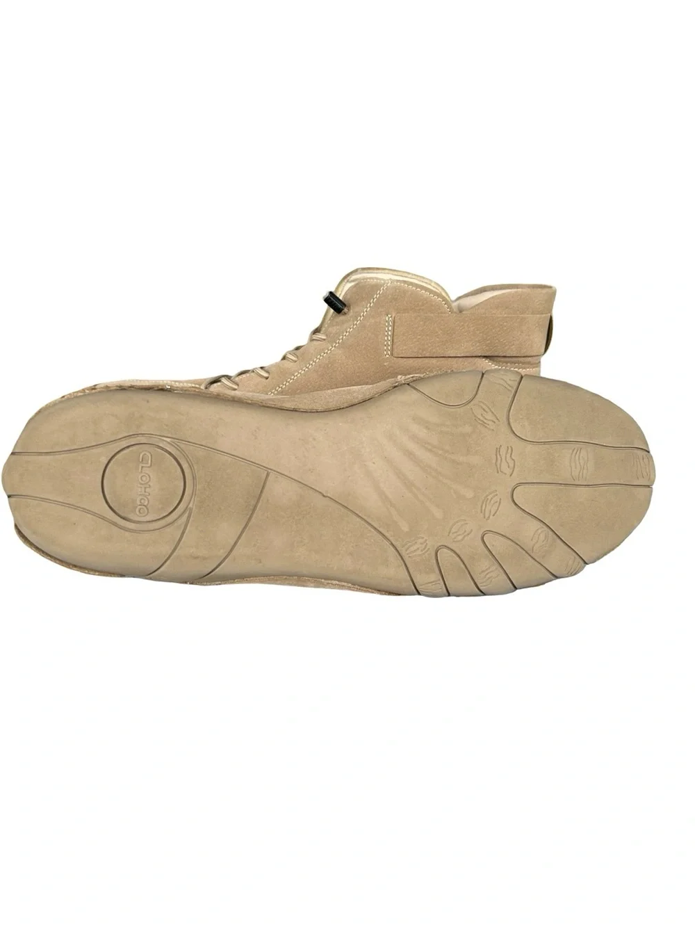 Clohoo Men's Tan High-Top Sneakers